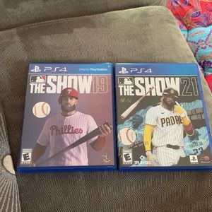 MLB the show 19 and 21 for ps4